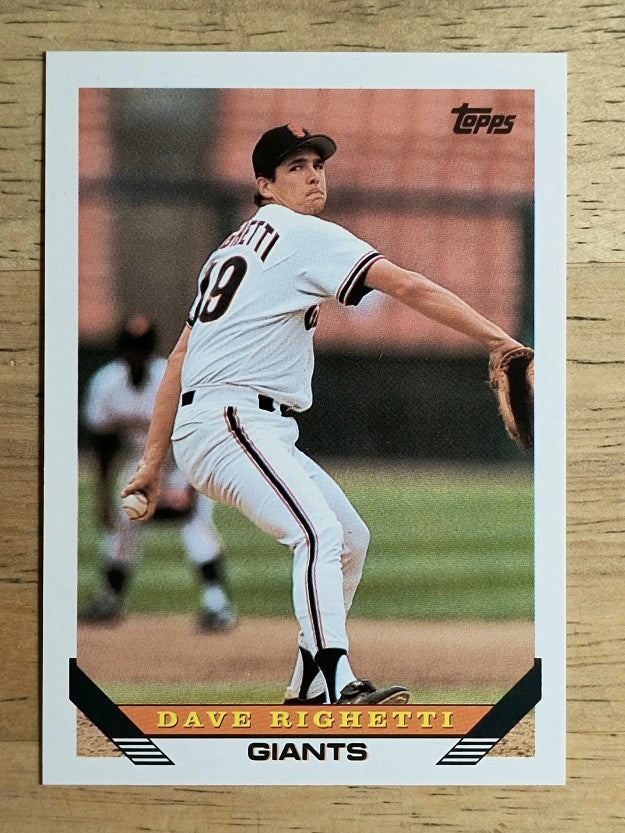1993 Topps #310 Dave Righetti