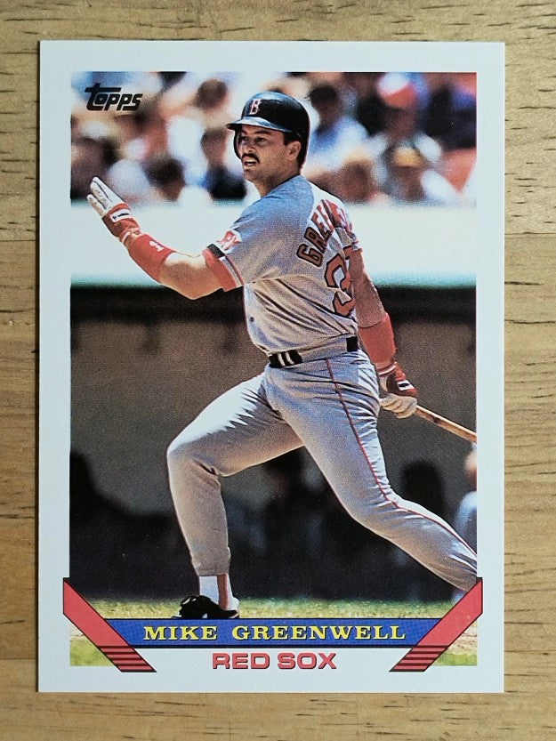 1993 Topps #323 Mike Greenwell