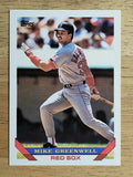 1993 Topps #323 Mike Greenwell