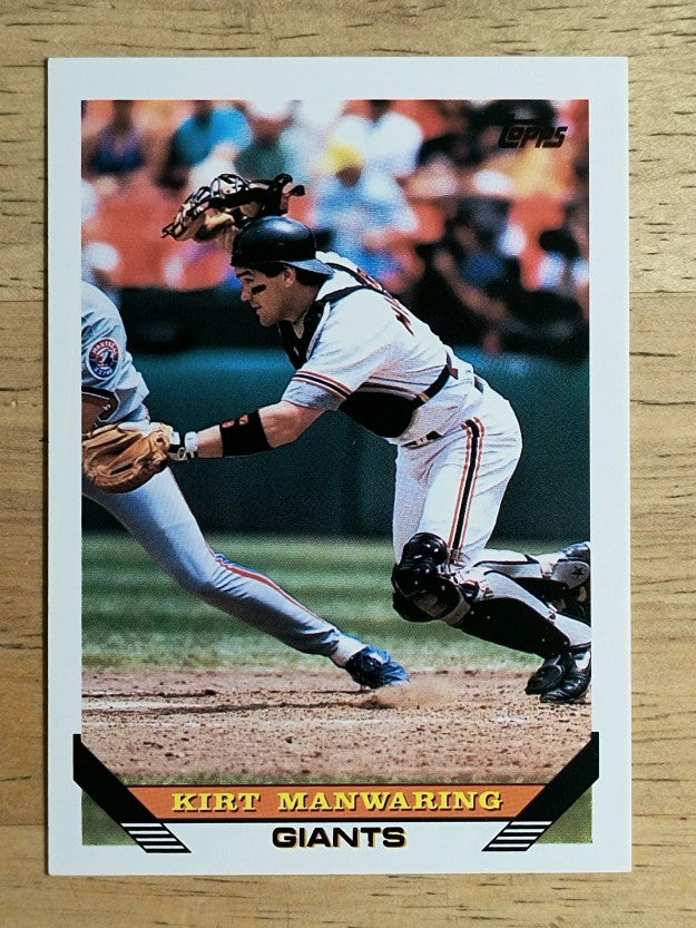 1993 Topps #337 Kirt Manwaring