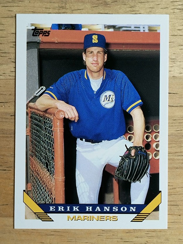 1993 Topps #342 Erik Hanson