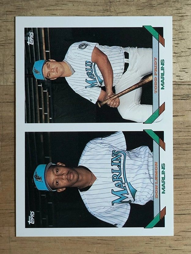 1993 Topps #441 Don Lemon/Todd Pridy RC