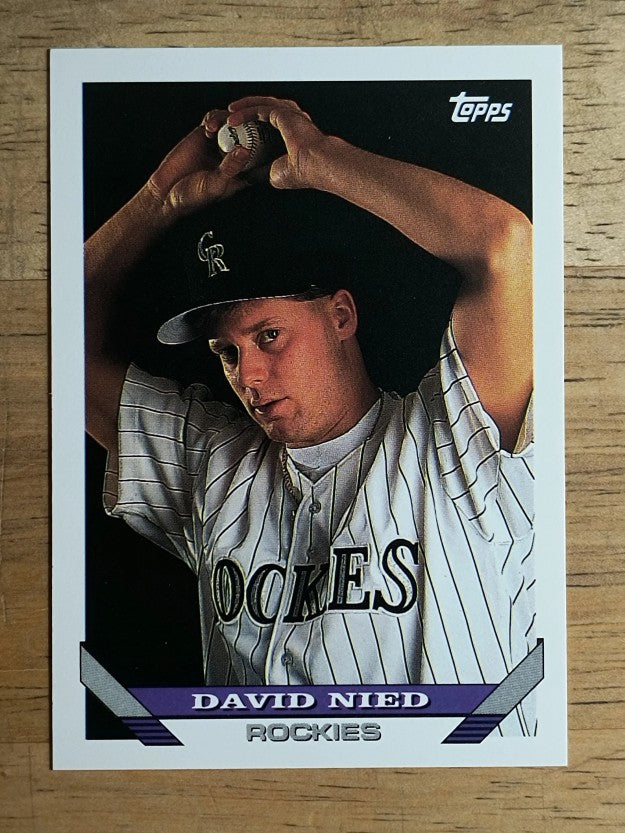 1993 Topps #444 David Nied