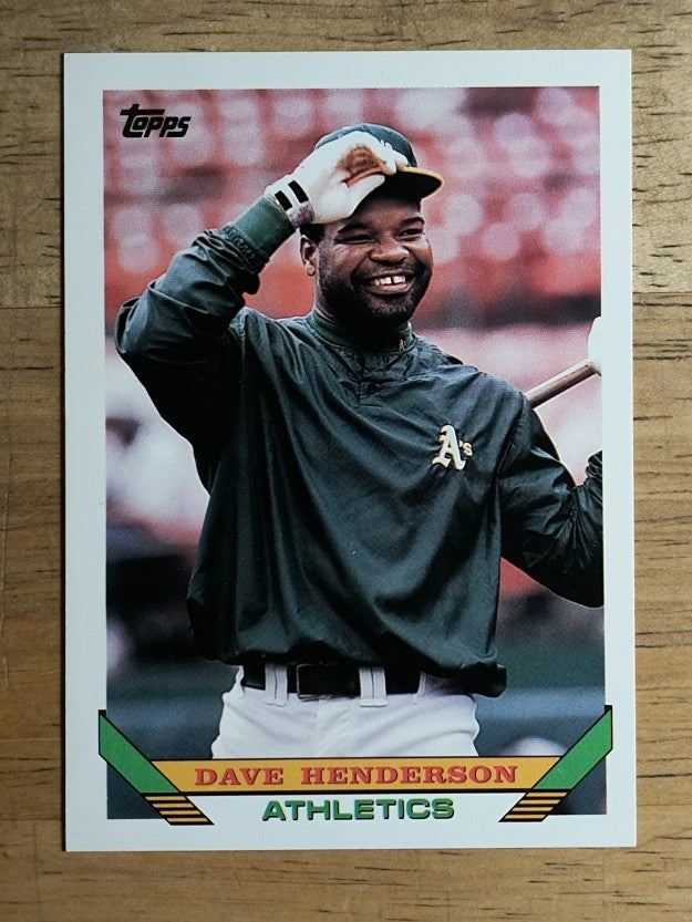 1993 Topps #473 Dave Henderson