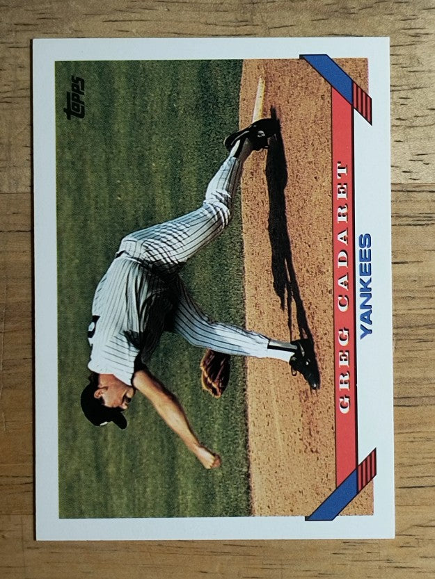 1993 Topps #478 Greg Cadaret