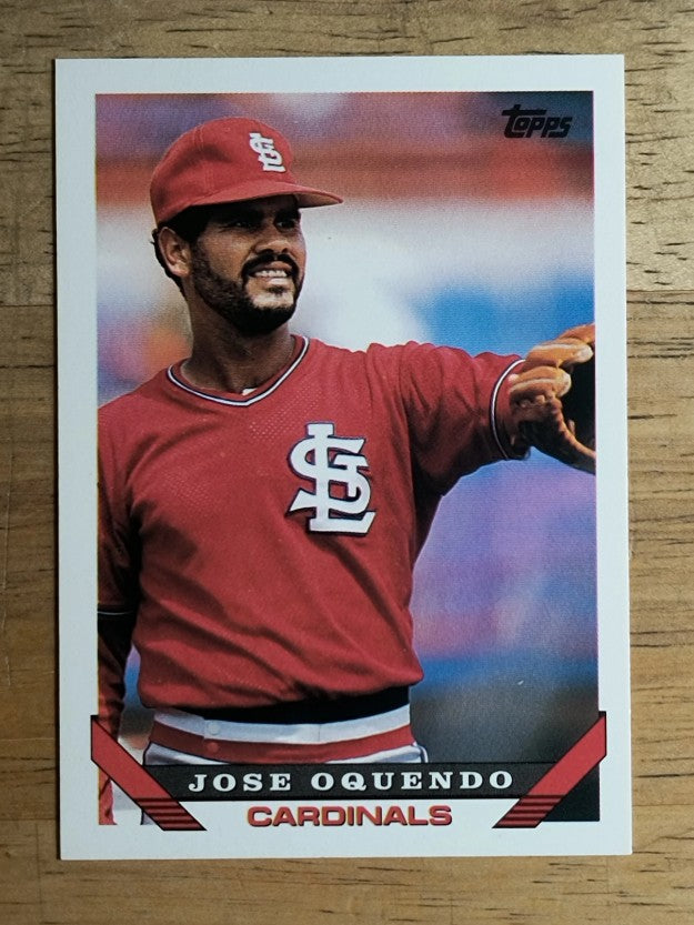 1993 Topps #535 Jose Oquendo