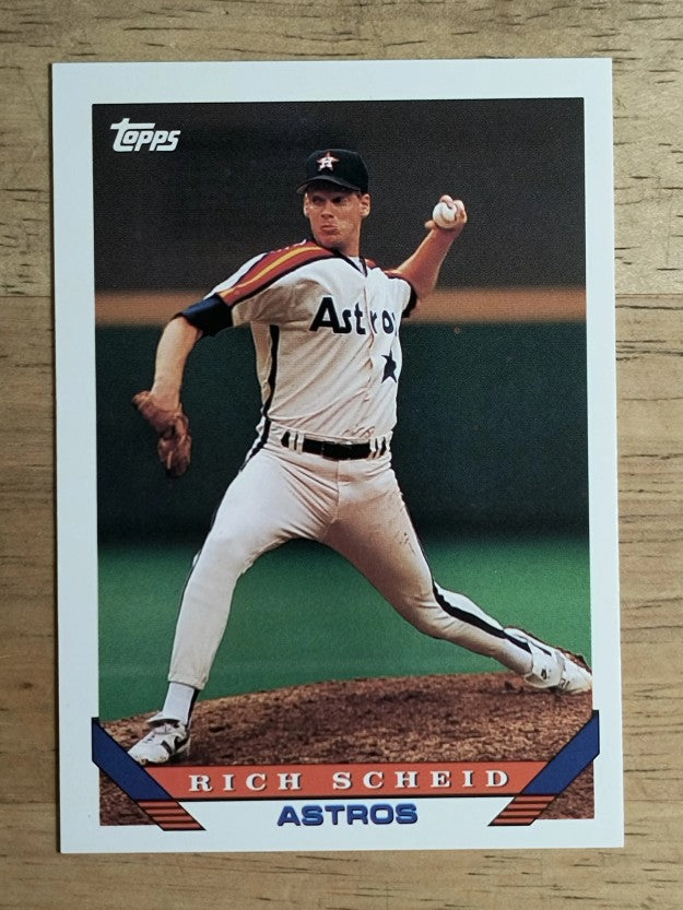 1993 Topps #646 Rich Scheid RC