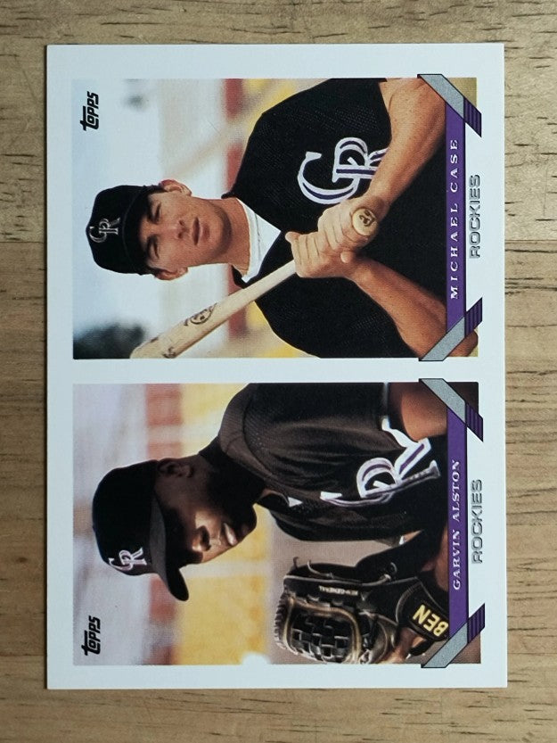 1993 Topps #661 Garvin Alston RC/Michael Case
