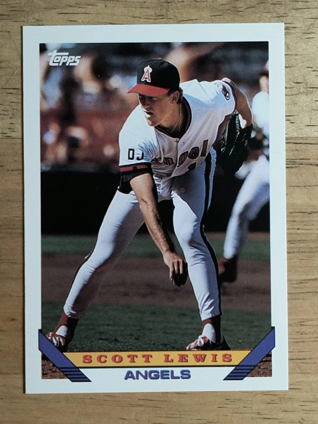 1993 Topps #668 Scott Lewis