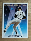 1993 Topps #806 Mark Hutton