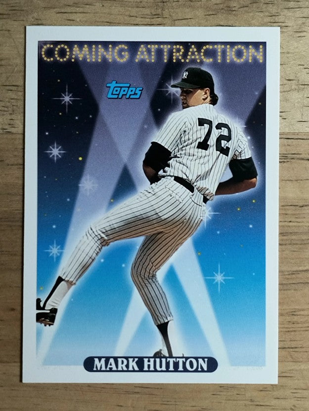 1993 Topps #806 Mark Hutton