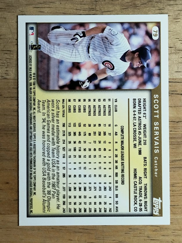 1999 Topps #79 Scott Servais