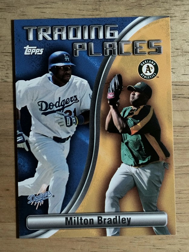 2006 Topps Trading Places #MB Milton Bradley