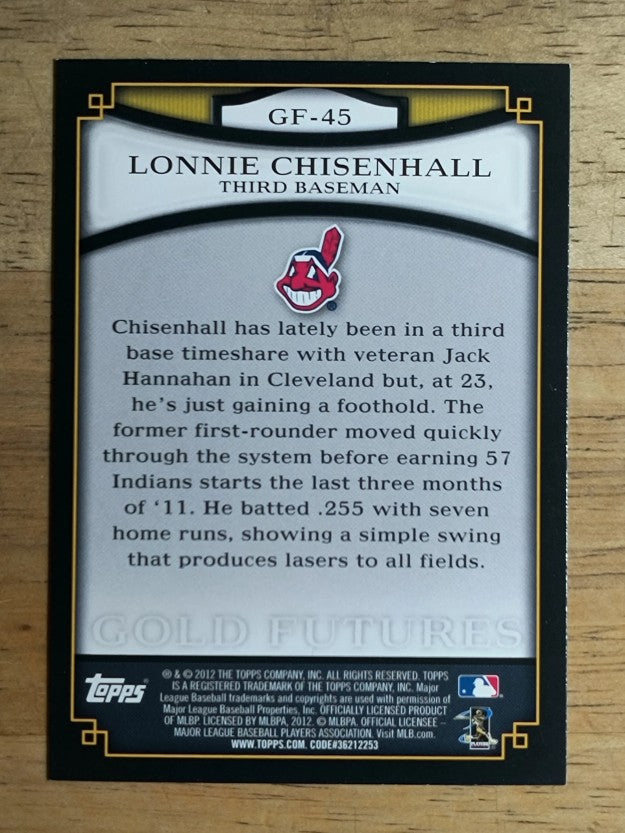 2012 Topps Gold Futures #GF45 Lonnie Chisenhall
