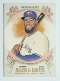 2021 Topps Allen and Ginter #193 Teoscar Hernandez