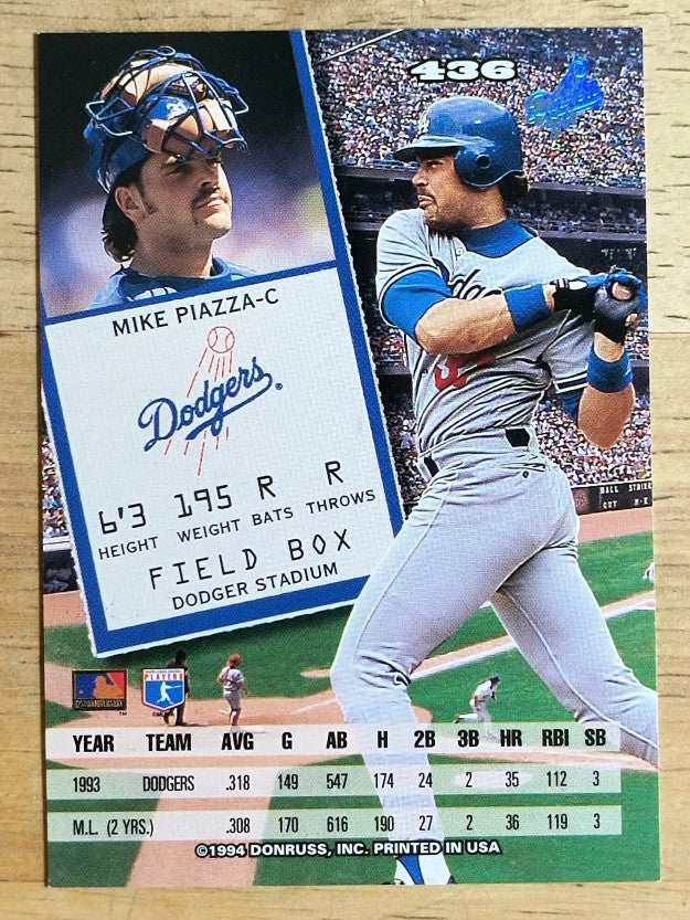 1994 Leaf #436 Mike Piazza