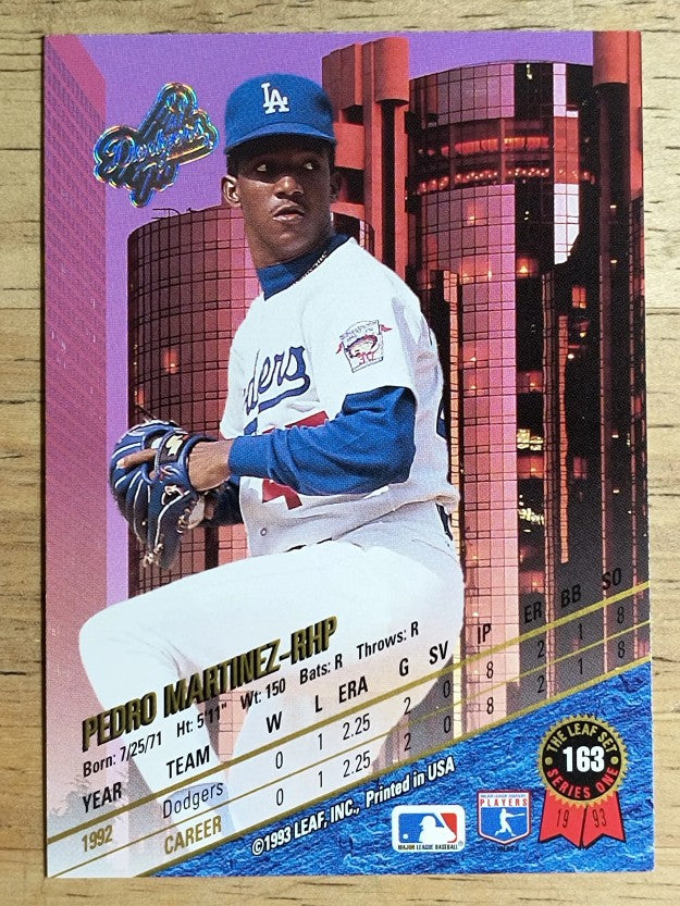 1993 Leaf #163 Pedro Martinez