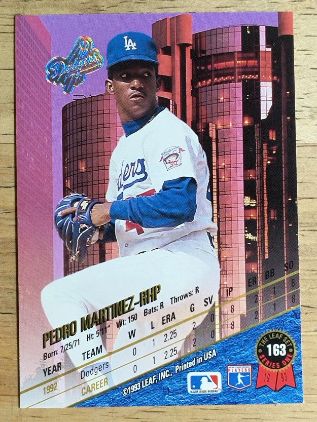 1993 Leaf #163 Pedro Martinez