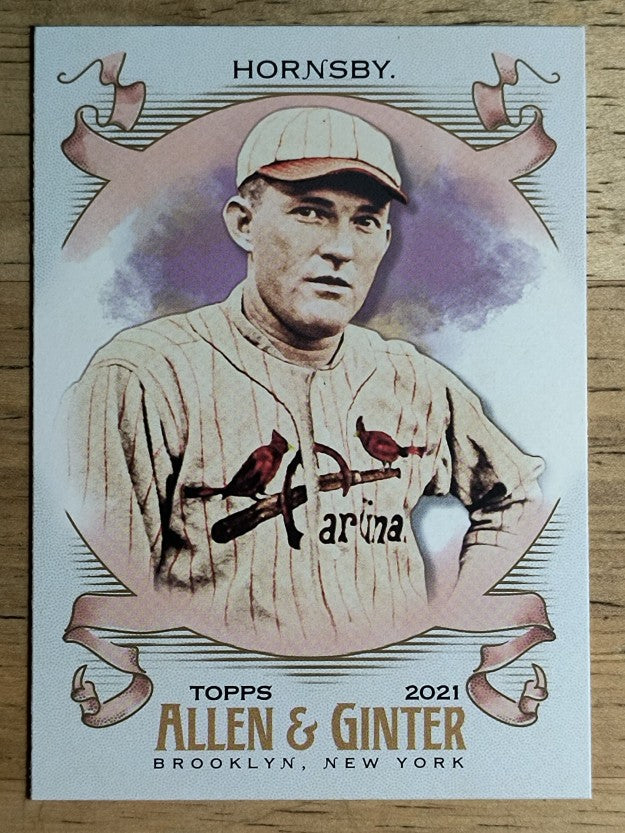2021 Topps Allen and Ginter #177 Rogers Hornsby