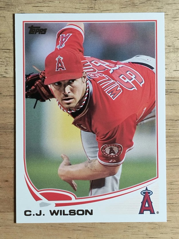 2013 Topps #566 C.J. Wilson