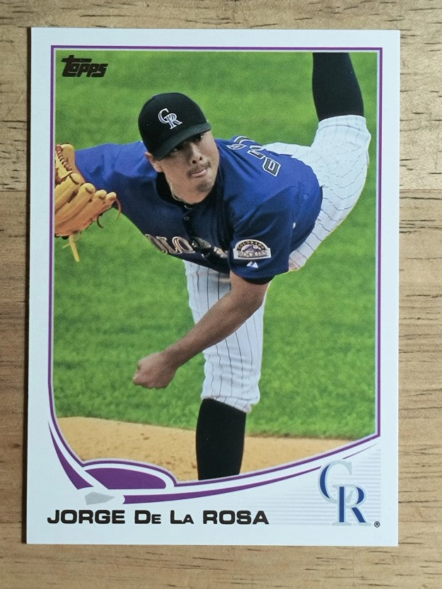 2013 Topps #657 Jorge De La Rosa
