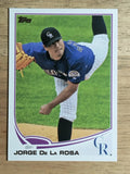 2013 Topps #657 Jorge De La Rosa
