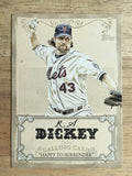 2013 Topps Calling Cards #CC9 R.A. Dickey