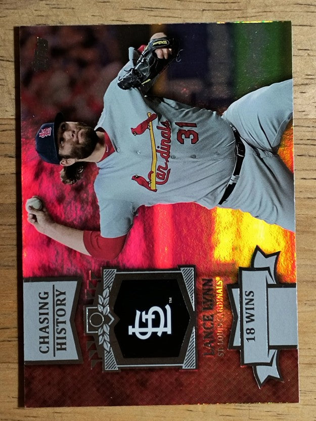 2013 Topps Chasing History Holofoil #CH87 Lance Lynn