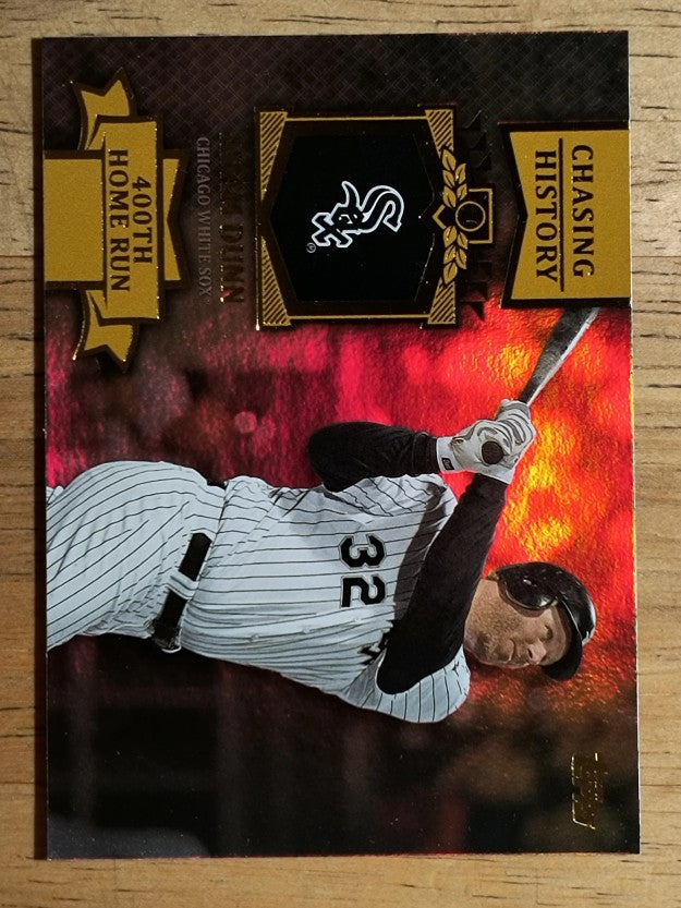 2013 Topps Chasing History Holofoil Gold #CH30 Adam Dunn