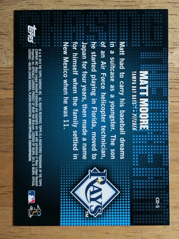 2013 Topps Chasing the Dream #CD5 Matt Moore