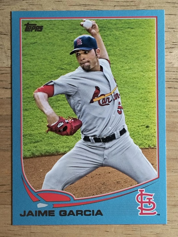 2013 Topps Wal-Mart Blue Border #54 Jaime Garcia
