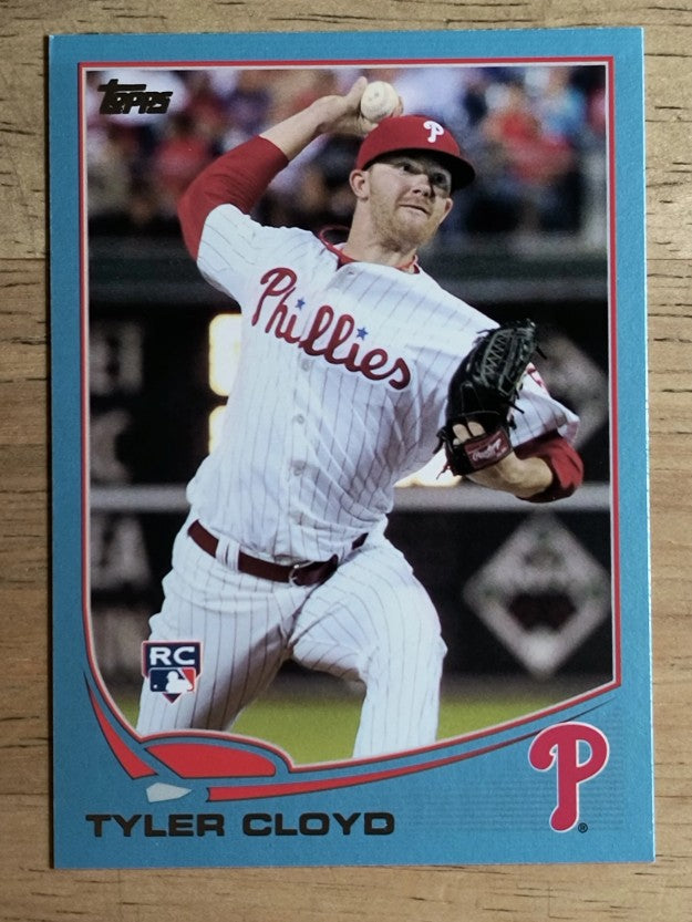 2013 Topps Wal-Mart Blue Border #197 Tyler Cloyd