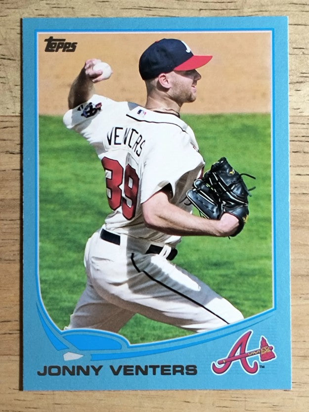 2013 Topps Wal-Mart Blue Border #201 Jonny Venters