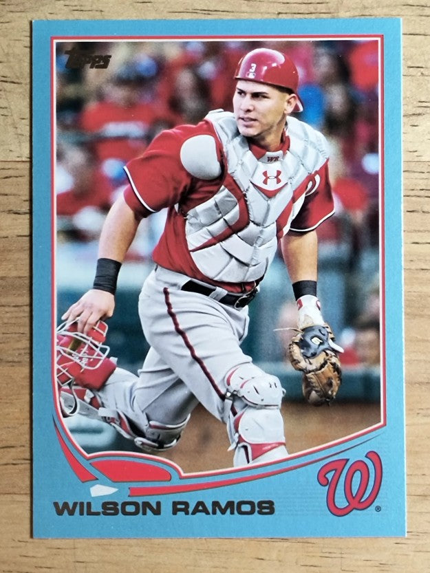 2013 Topps Wal-Mart Blue Border #203 Wilson Ramos