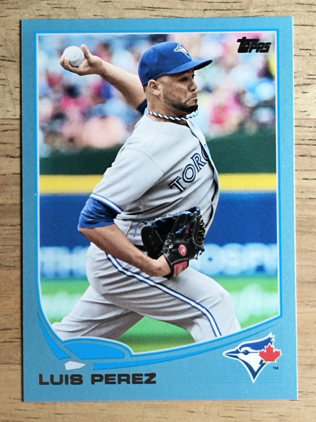 2013 Topps Wal-Mart Blue Border #247 Luis Perez