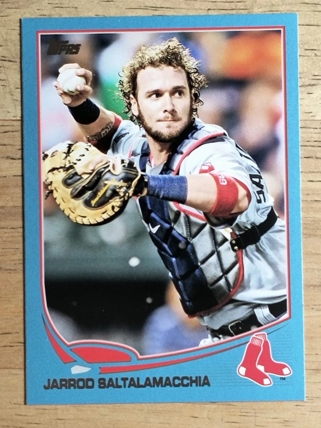 2013 Topps Wal-Mart Blue Border #301 Jarrod Saltalamacchia