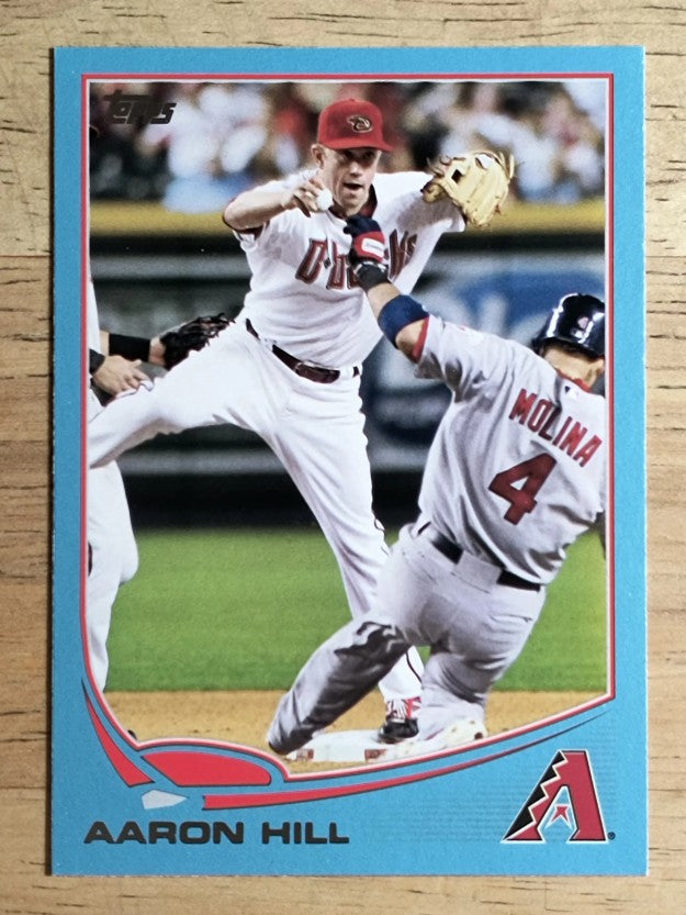 2013 Topps Wal-Mart Blue Border #302 Aaron Hill