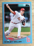 2013 Topps Wal-Mart Blue Border #305 Shelby Miller