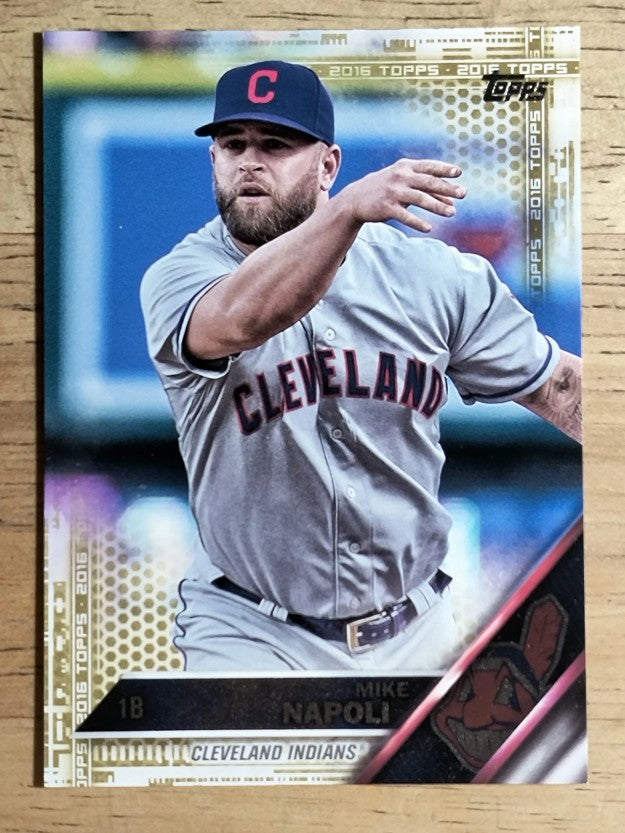 2016 Topps Gold #595 Mike Napoli