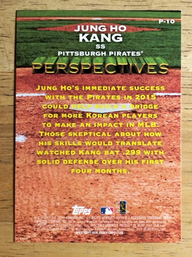 2016 Topps Perspectives #P10 Jung Ho Kang
