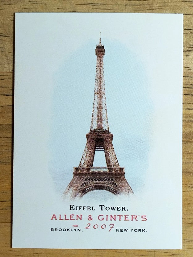 2007 Topps Allen and Ginter #30 Eiffel Tower