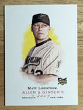 2007 Topps Allen and Ginter #44 Matt Lindstrom