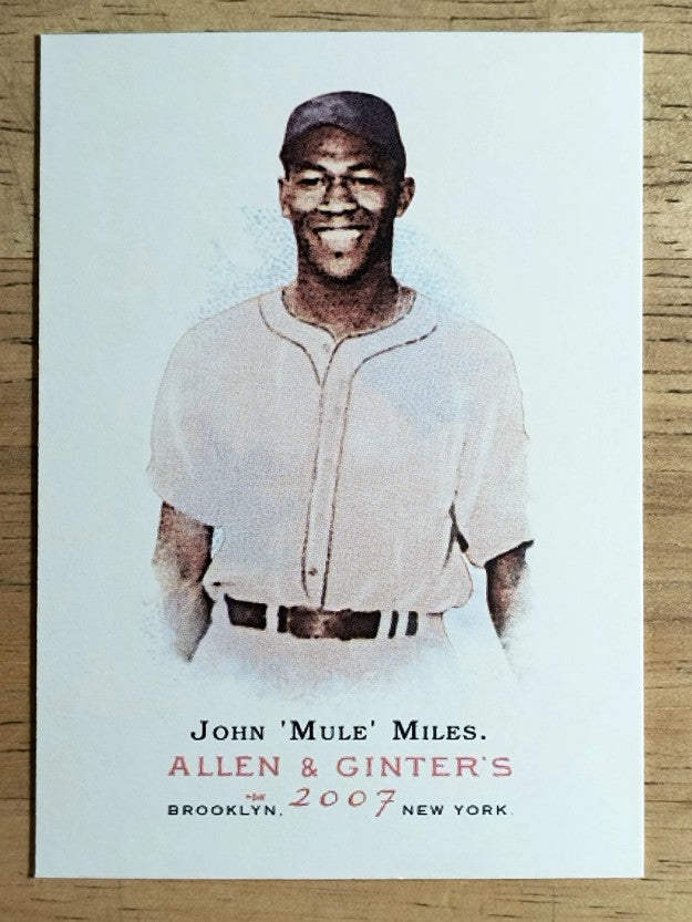2007 Topps Allen and Ginter #117 John Miles