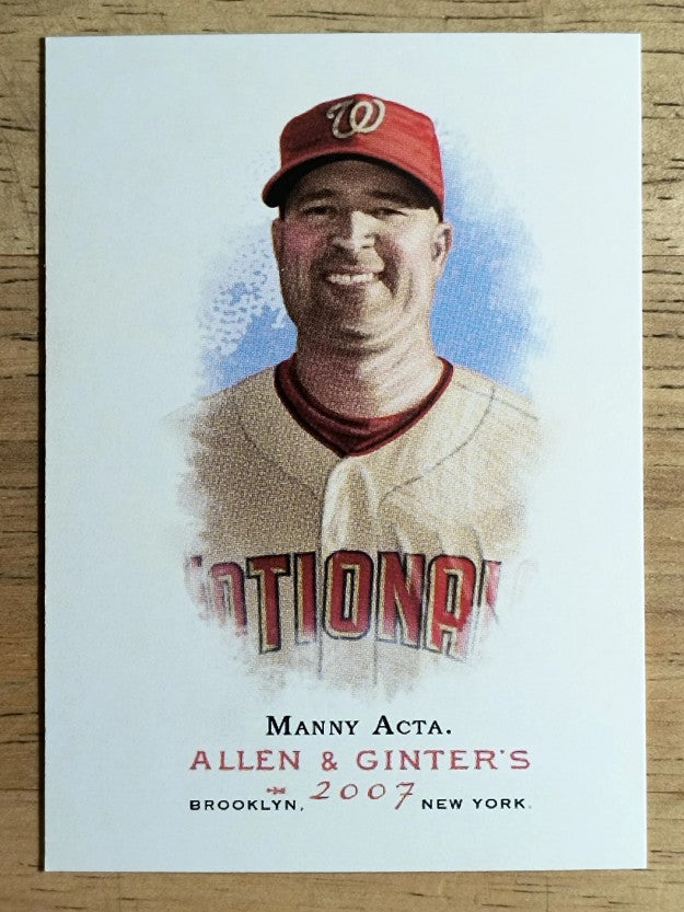 2007 Topps Allen and Ginter #144 Manny Acta