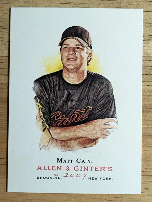 2007 Topps Allen and Ginter #179 Matt Cain