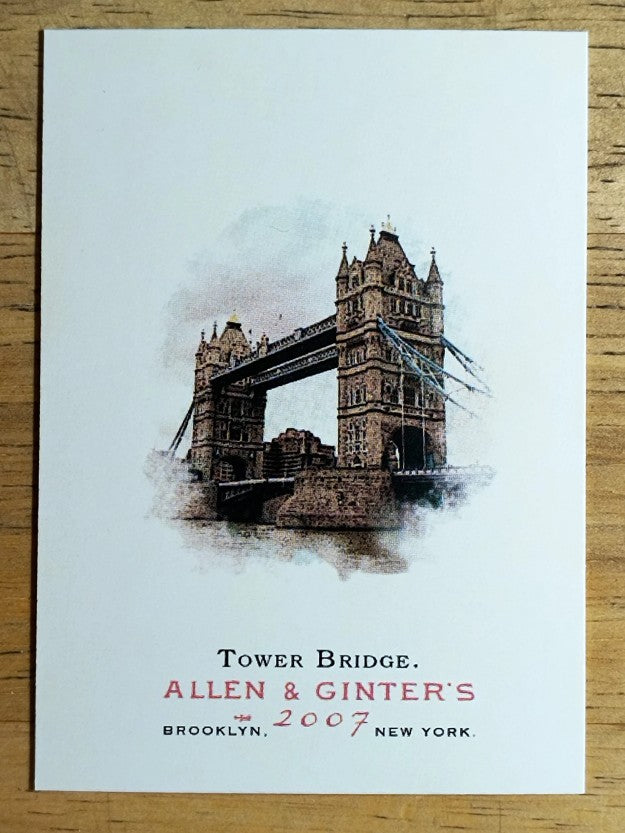 2007 Topps Allen and Ginter #192 Tower Bridge