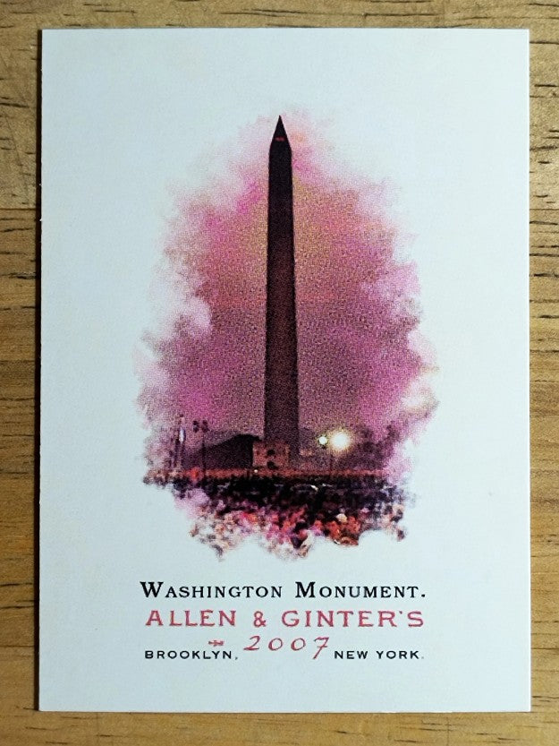2007 Topps Allen and Ginter #268 Washington Monument