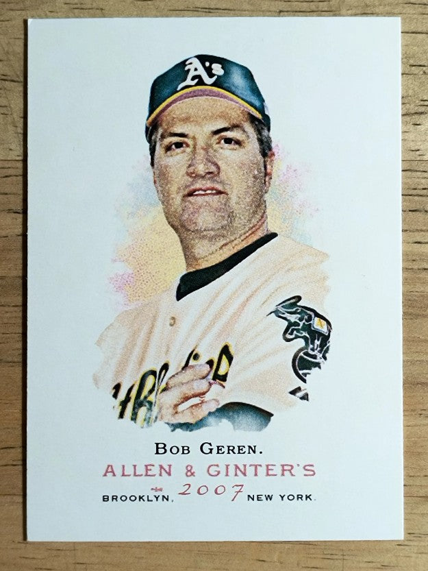 2007 Topps Allen and Ginter #330 Bob Geren SP MG