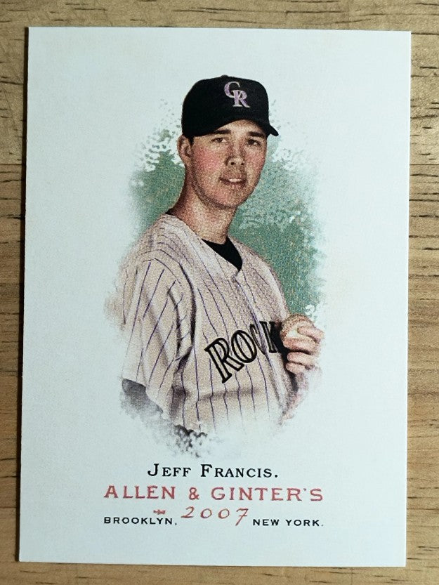 2007 Topps Allen and Ginter #343 Jeff Francis