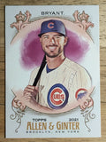 2021 Topps Allen and Ginter #122 Kris Bryant